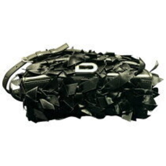 Balenciaga Hourglass XS Black Satin Leather Shoulder Bag - Picture 5 of 11